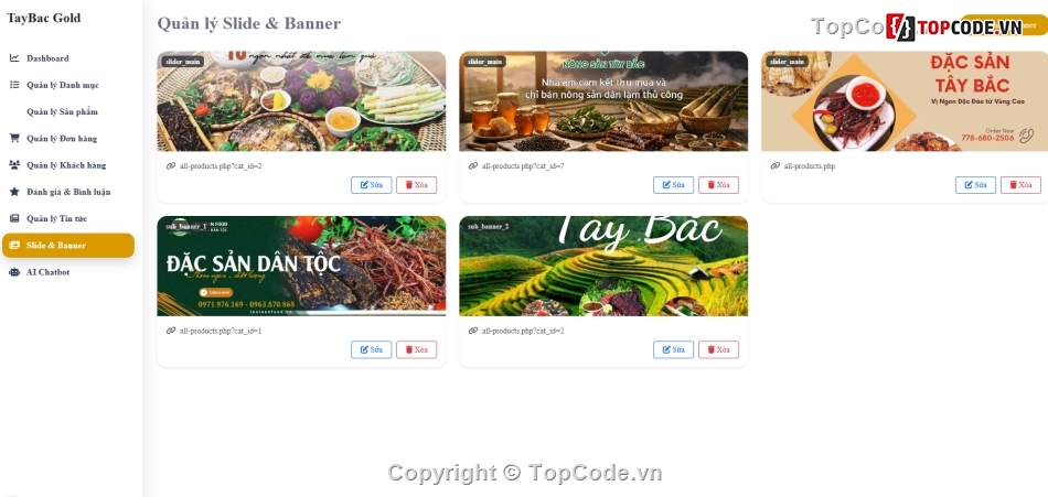 Web đặc sản,bán đồ ăn,code bán hàng